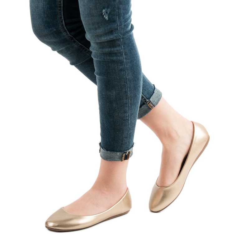 Renda Klassiska ballerinor gul 1