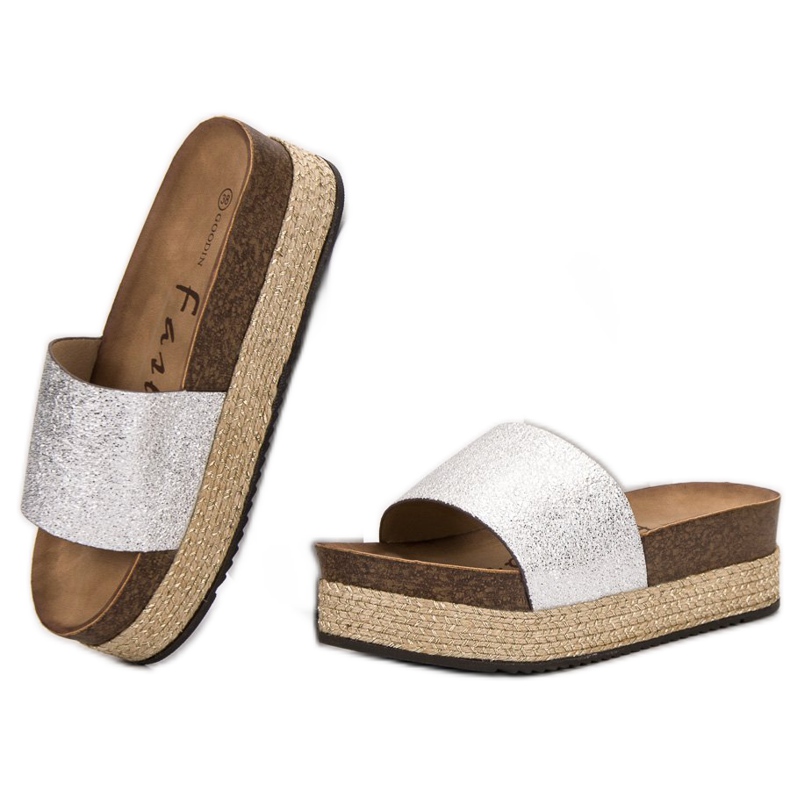 Goodin Tofflor På Plattformen grå 1