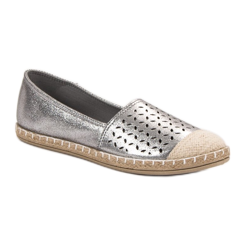 New Tlck Glitter Espadrilles grå 1