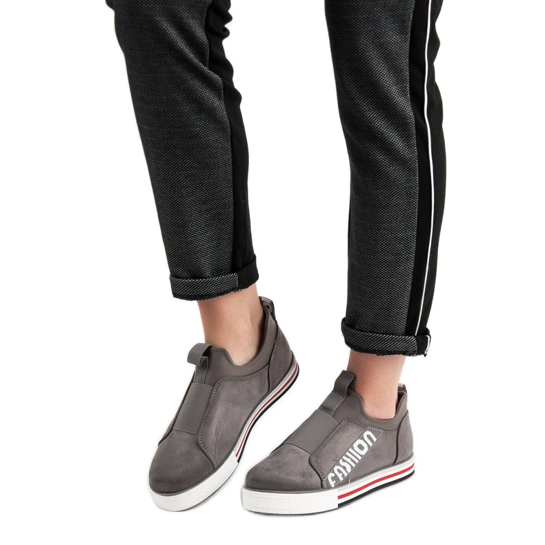 SHELOVET Mode sportskor grå 1