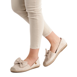 Espadrilles med rosett VICES brun 1