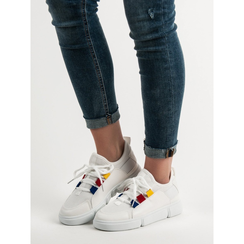 Renda Slip-on sportskor vit 2