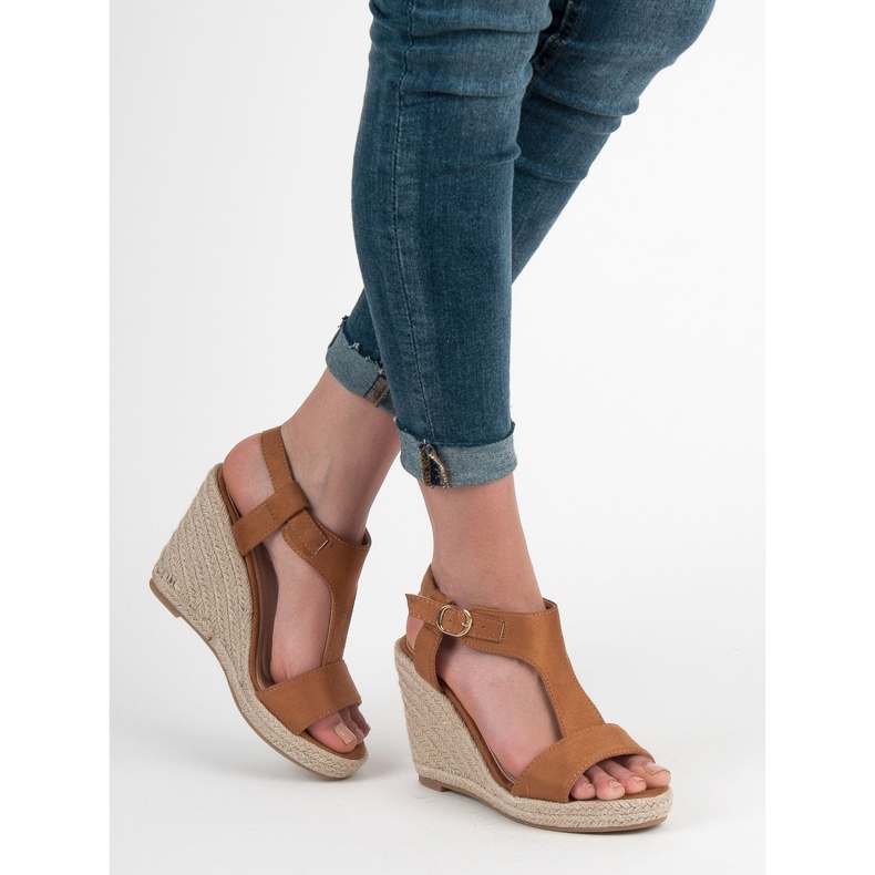 Anesia Paris Trendiga kilsandaler brun 2