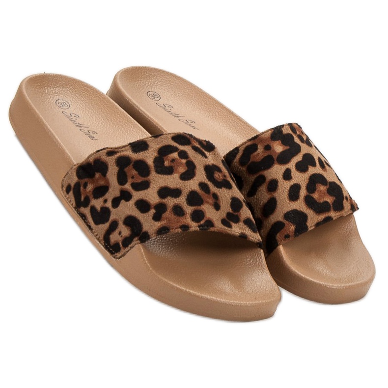 SHELOVET Mocka sport tofflor brun 2