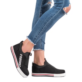 SHELOVET Mode sportskor svart 1