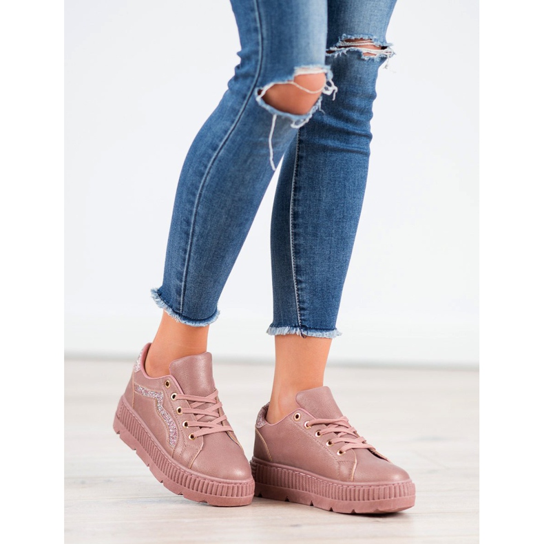 SHELOVET Sneakers rosa 2