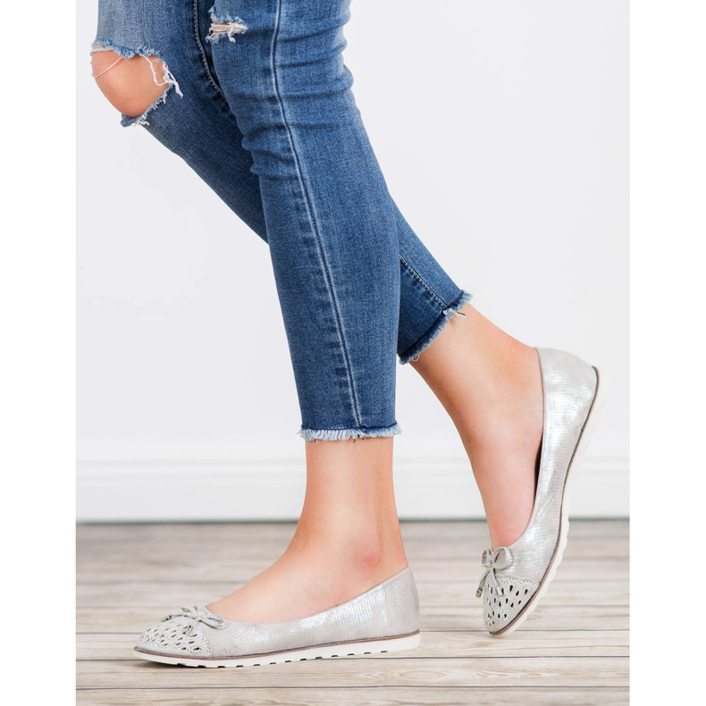 SHELOVET Casual Ballerinas grå 1