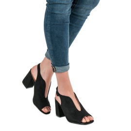 Milaya Byggda sandaler svart 2