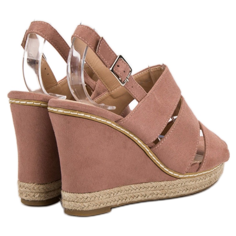 Primavera Sandaler i pulverform rosa 1