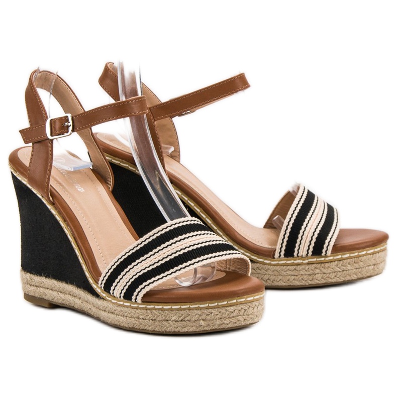 Primavera Casual Wedge Sandals svart 1