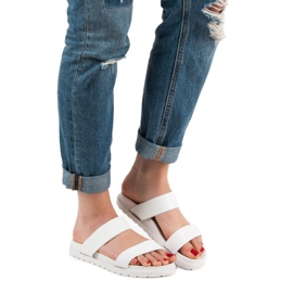 Seastar Glänsande tofflor vit 1