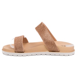 Seastar Glänsande tofflor gul 1