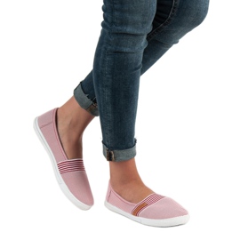 Bekväm VICES Slipony vit röd 2