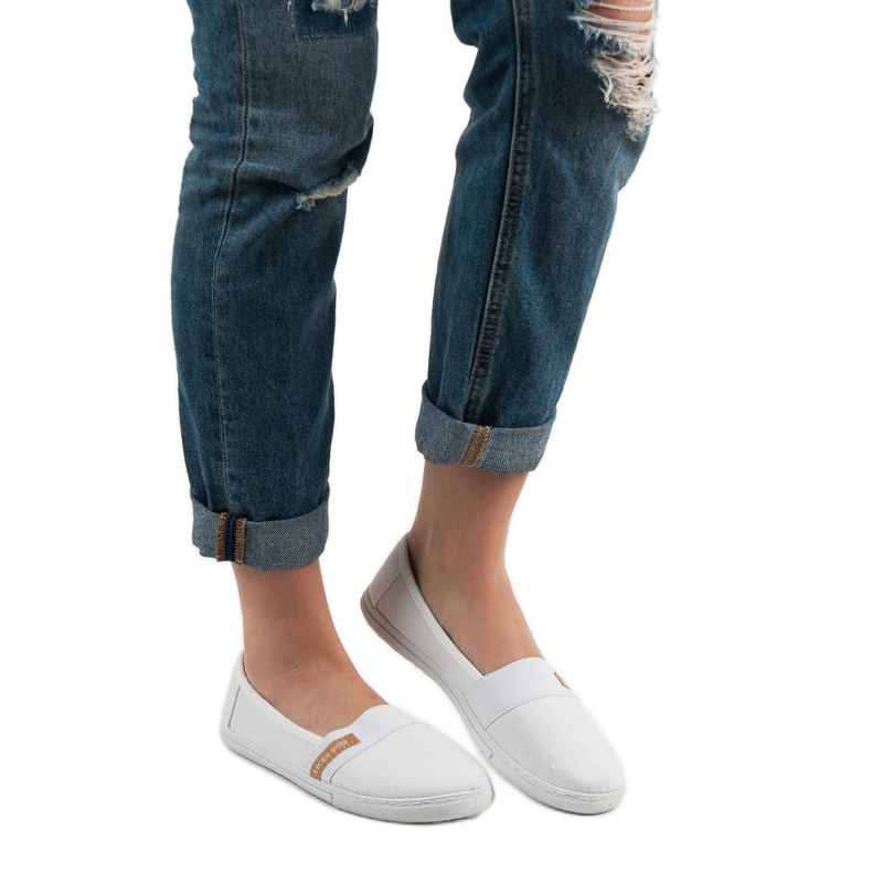 Bekväm VICES Slipony vit 1