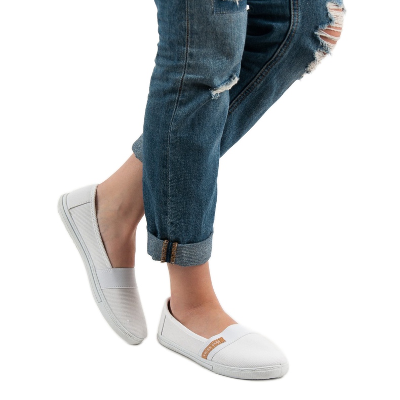 Bekväm VICES Slipony vit 2