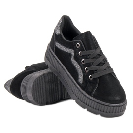 SHELOVET Svarta sneakers 1