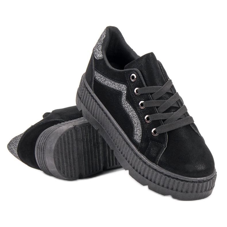 SHELOVET Svarta sneakers 1