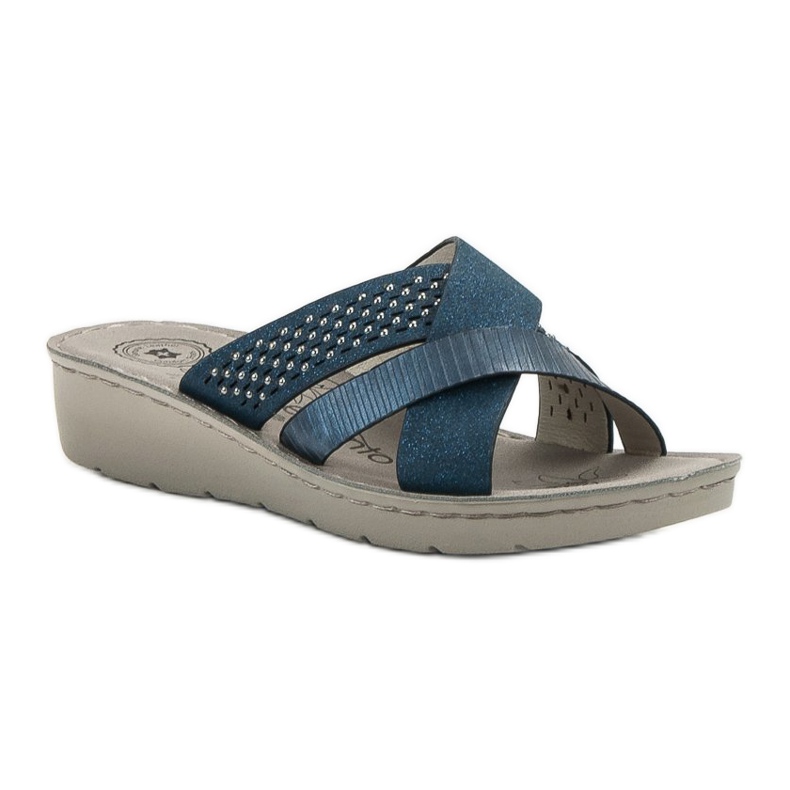 Evento Bekväma blå tofflor 1