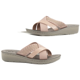 Evento Bekväma pulver tofflor rosa 1