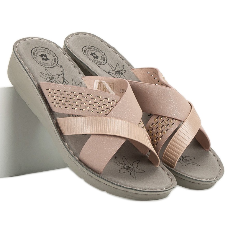 Evento Bekväma pulver tofflor rosa 2