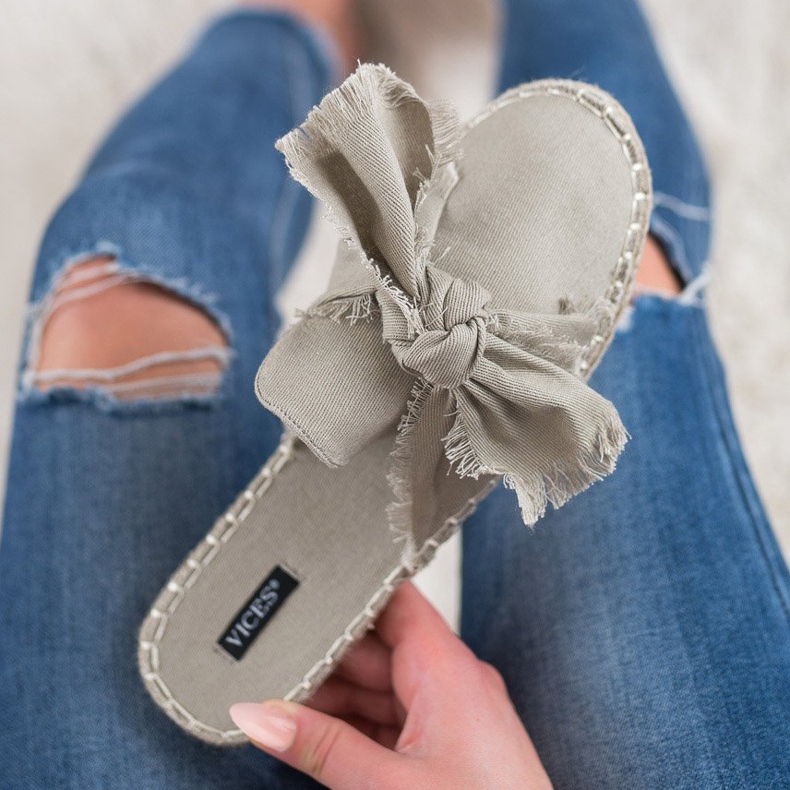 Inbyggda VICES tofflor brun 2