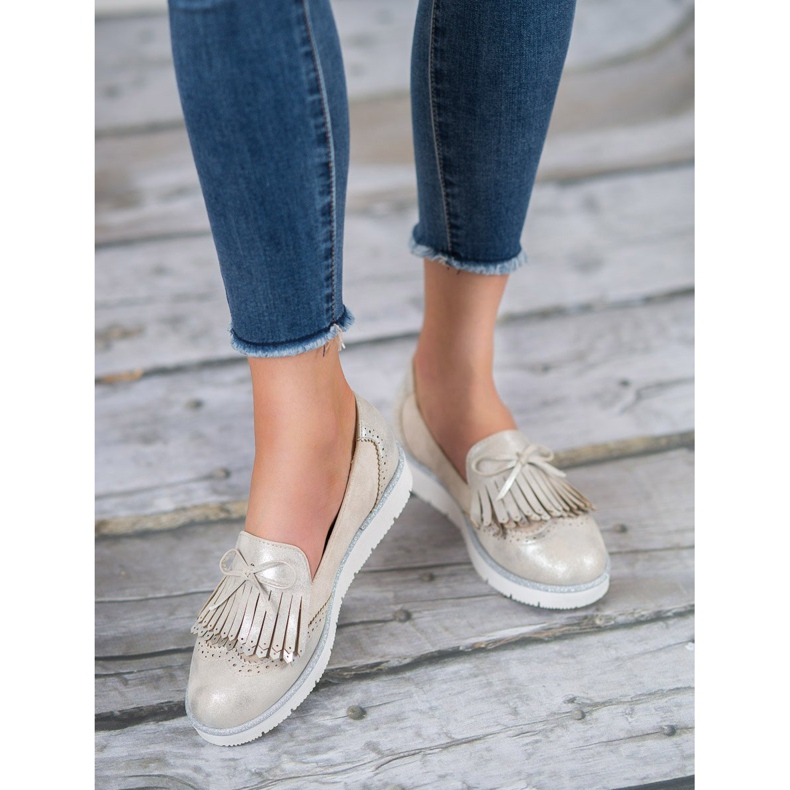 Balada Loafers med fransar brun 1