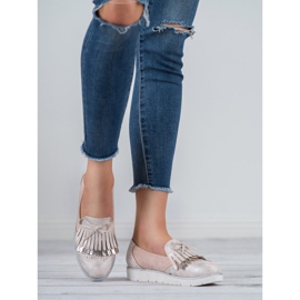 Balada Loafers med fransar rosa 2