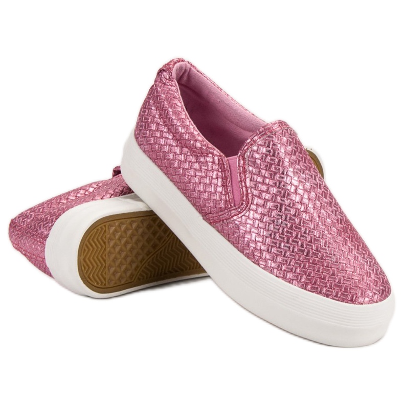 SHELOVET Rosa Slip On Sneakers 1
