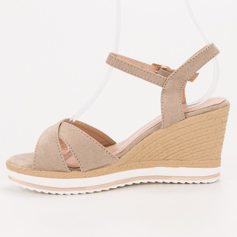 Anesia Paris Trendiga beige sandaler 1