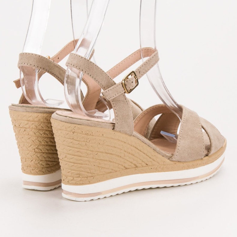 Anesia Paris Trendiga beige sandaler 2