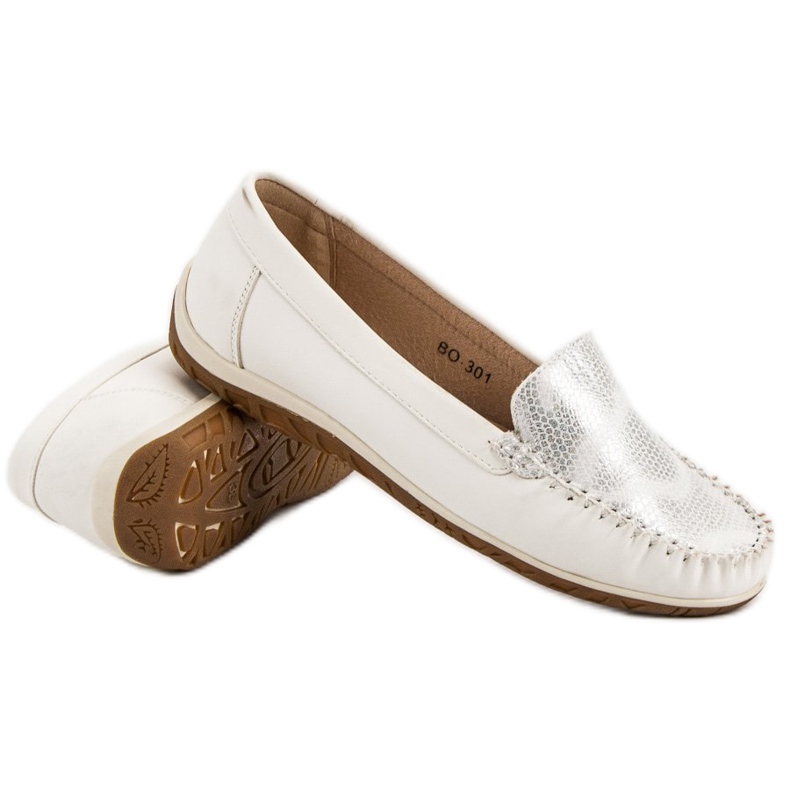 Anesia Paris Bekväma loafers vit 1