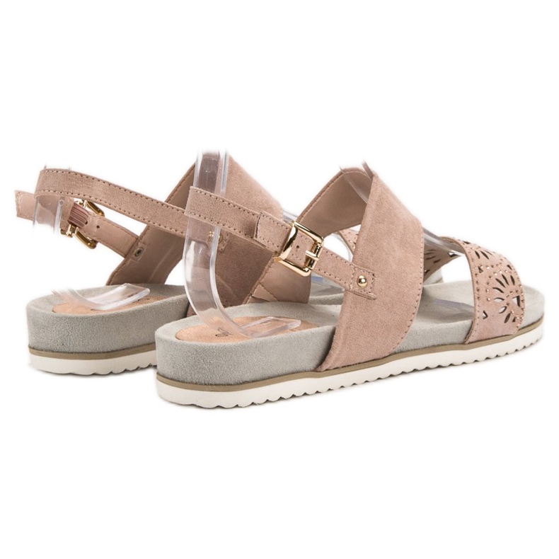 Evento Sandaler med pulverlackering rosa 1