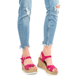 JESSY ROSS Fuchsia mocka sandaler rosa 1