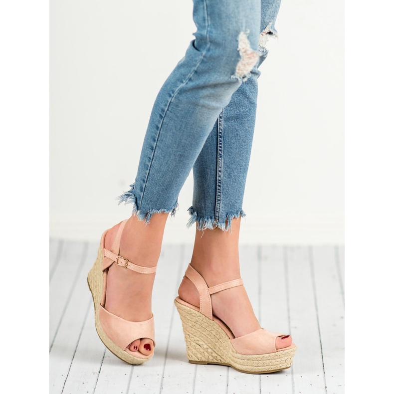 Sandaler i pulverform rosa 1