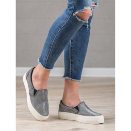 SHELOVET Casual Slipons grå 1