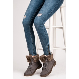 New Tlck Mockfångare med päls grå 2