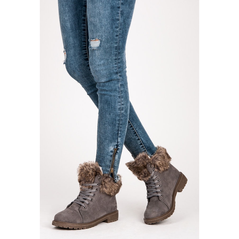 New Tlck Mockfångare med päls grå 1