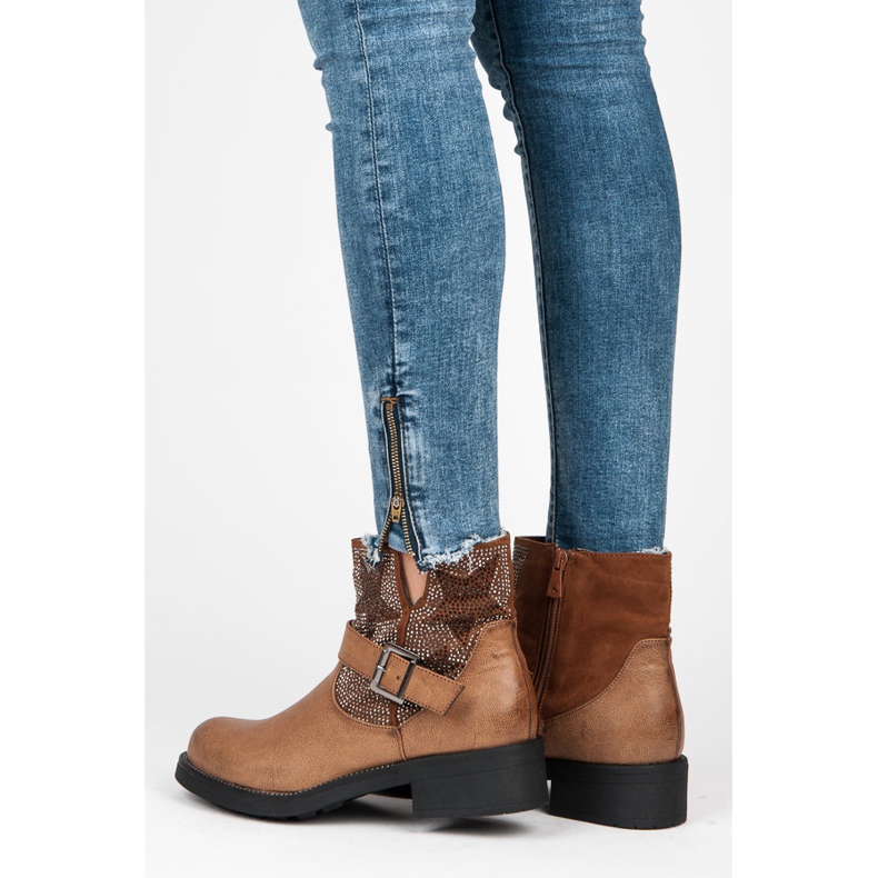 Kylie Rockstövlar brun 1