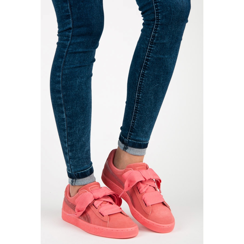 Puma Mocka Heart Snk Jr rosa 1