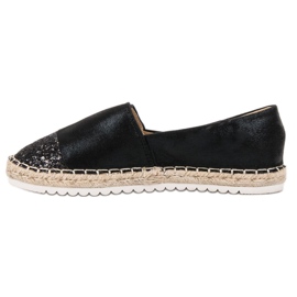 Erynn Slip-on skor med glitter svart 1