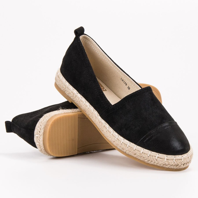 Forever Folie Mocka Espadrilles svart 2