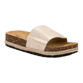 Sergio Todzi Bekväma tofflor för kvinnor gul 1