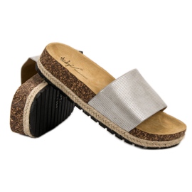 Sergio Todzi Bekväma tofflor för kvinnor grå 1