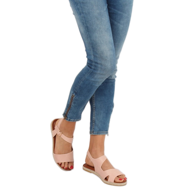 Rosa damsandaler H-7 Rosa 1