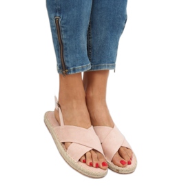 Sandaler espadrilles beige YJ-2M12 Naken 1