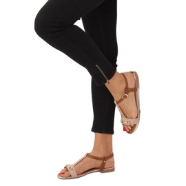 Rosa damsandaler 127-97 Rosa brun 2