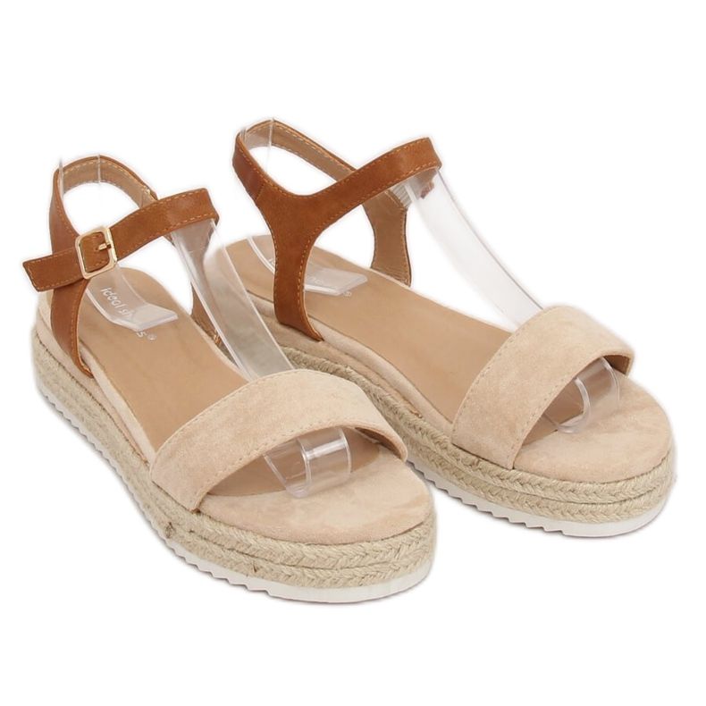 Beige espadrillessandaler Y-8224 Beige 2