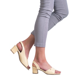 Goodin Eleganta slip-on sandaler gul 2