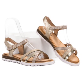 Bestelle Casual sandaler gul 2