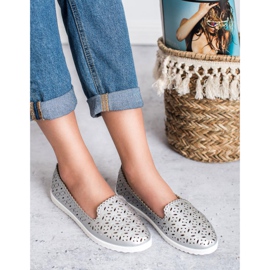 Vinceza Openwork Lords grå 1